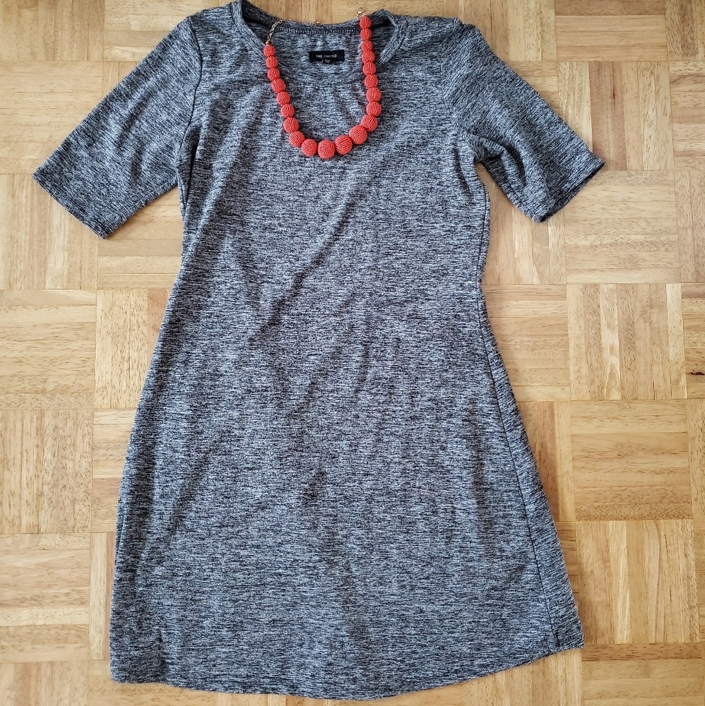 The Limited Heather gray dress